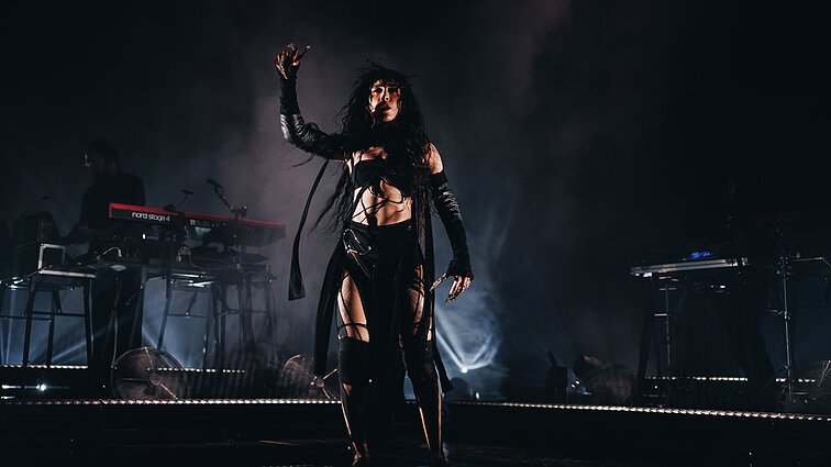 Loreen koncerto akimirka