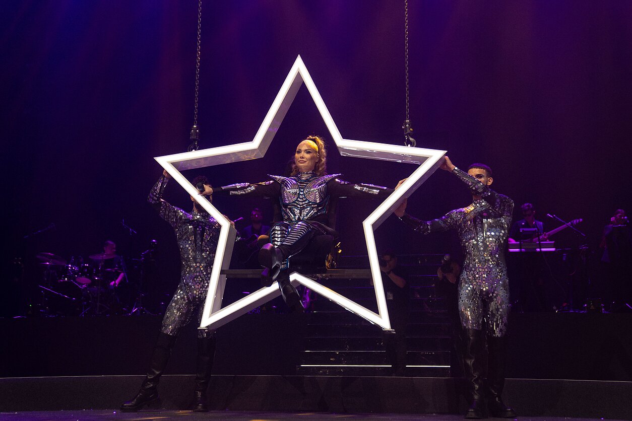 Natalijos Bunkės koncerto akimirka