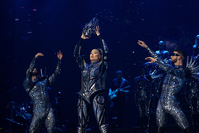 Natalijos Bunkės koncerto akimirka