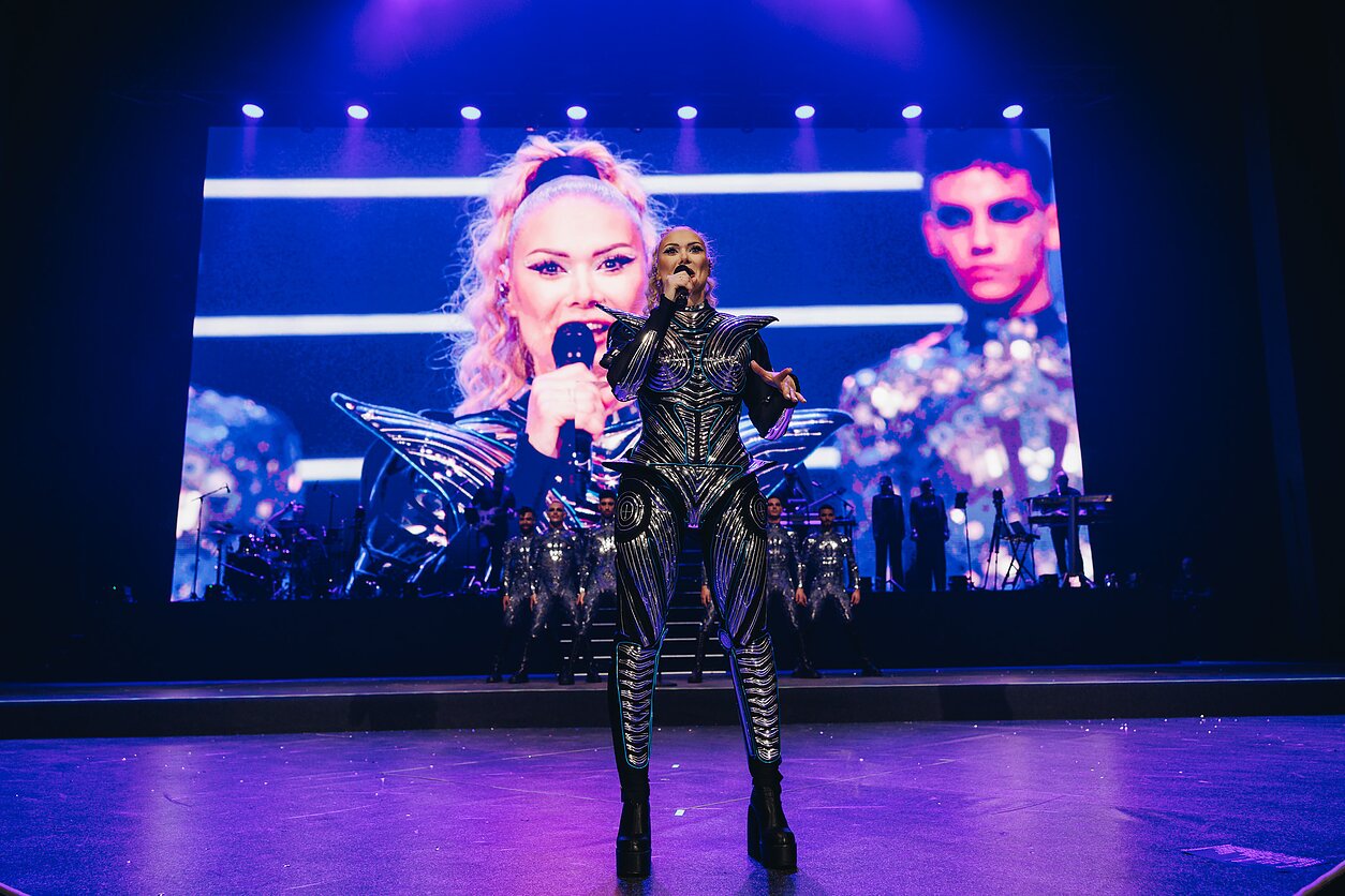 Natalijos Bunkės koncerto akimirka