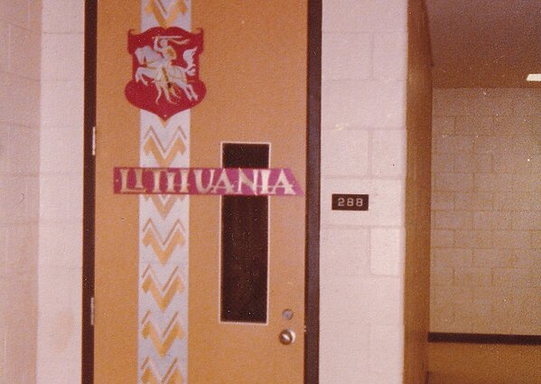 „Lietuvių kambario” Detroite durys