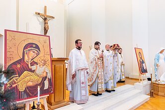  First service of the Lithuanian Exarchate of the Patriarchate of Constantinople