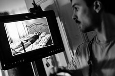 „The Roop“ klipo filmavimo akimirka