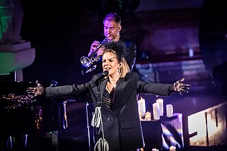 Ievos Narkutės koncerto akimirka