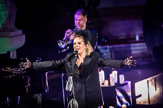 Ievos Narkutės koncerto akimirka