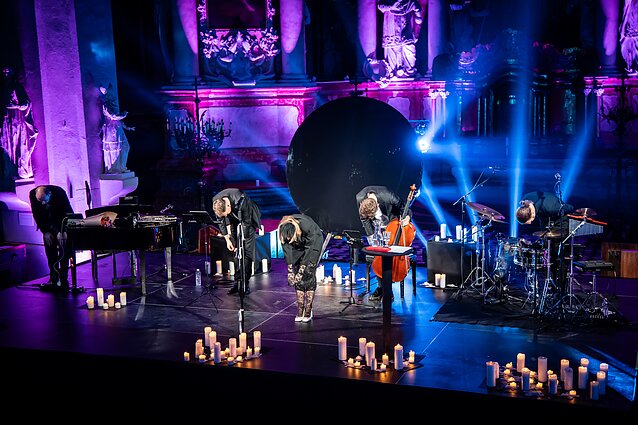 Ievos Narkutės koncerto akimirka