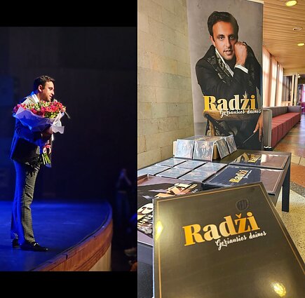Radžio koncerto akimirkos