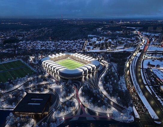 Daugiafunkcis kompleksas; Nacionalinis stadionas