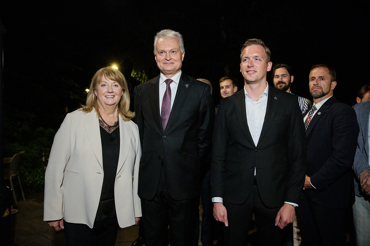 Vilija Blinkevičiūtė, Gitanas Nausėda, Robert Duchnevič Vilija Blinkevičiūtė, Gitanas Nausėda, Robert Duchnevič