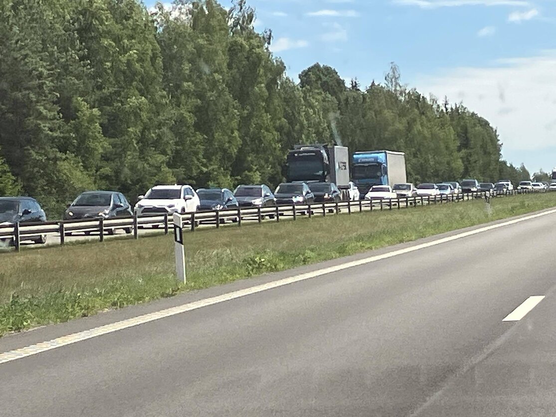 Spūstys automagistralėje prie Kauno Spūstys automagistralėje prie Kauno