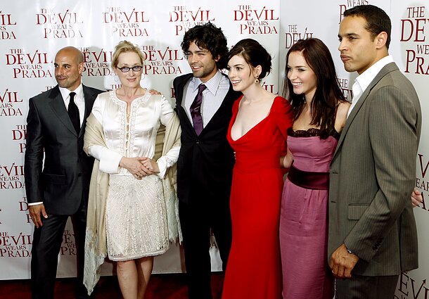 2006 m. pasirodžiusio filmo „Ir velnias dėvi Pradą“ aktoriai