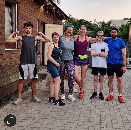 Eglė Vaitkevičienė su šeima