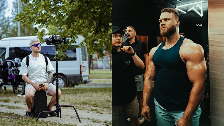 Jovani klipo filmavimo akimirka