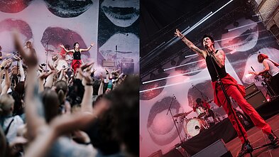 „Palaye Royale“ koncerto akimirka