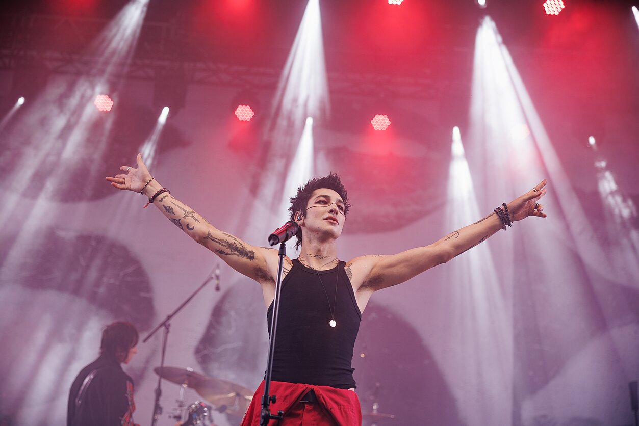 „Palaye Royale“ koncerto akimirka