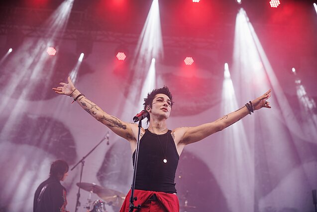 „Palaye Royale“ koncerto akimirka