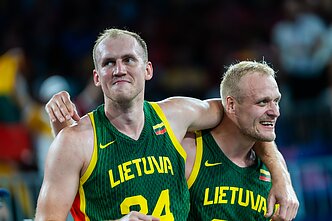 Aurelijus Pukelis ir Evaldas Džiaugys