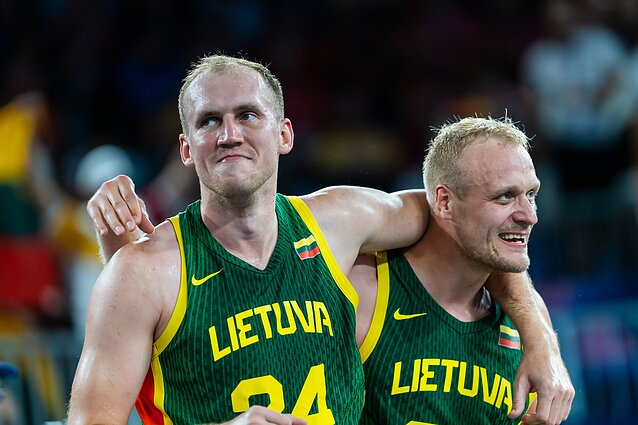 Aurelijus Pukelis ir Evaldas Džiaugys