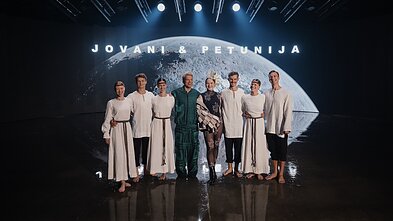 Jovani ir Petunijos klipo filmavimo akimirka