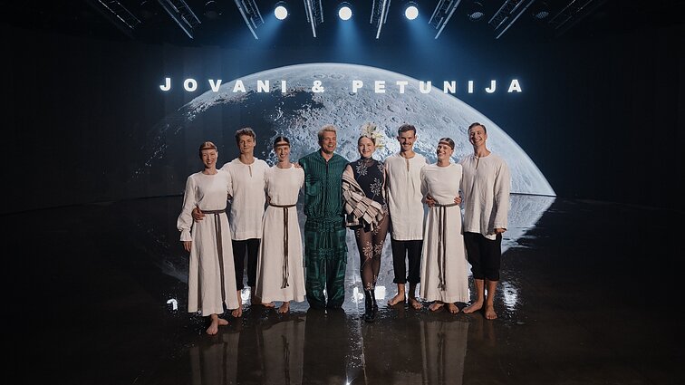 Jovani ir Petunijos klipo filmavimo akimirka