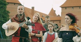 „Hansanova“ klipo filmavimo akimirka