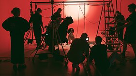 Nombeko Augustės klipo filmavimo akimirka