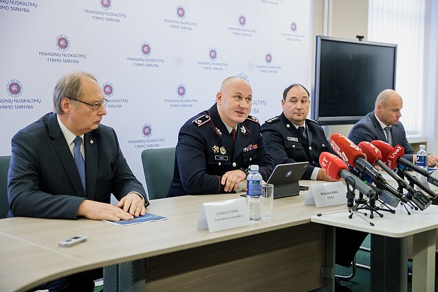 FNTT, Generalinės prokuratūros ir STT konferencija apie tyrimą, susijusį su „Foxpay“ ir jos veikla