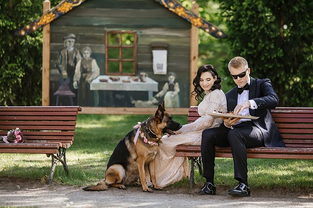 Ajana Lolat-Pažarauskienė su Justu Pažarausku