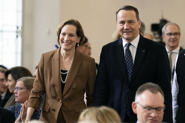 Anne Applebaum ir Radoslawas Sikorskis