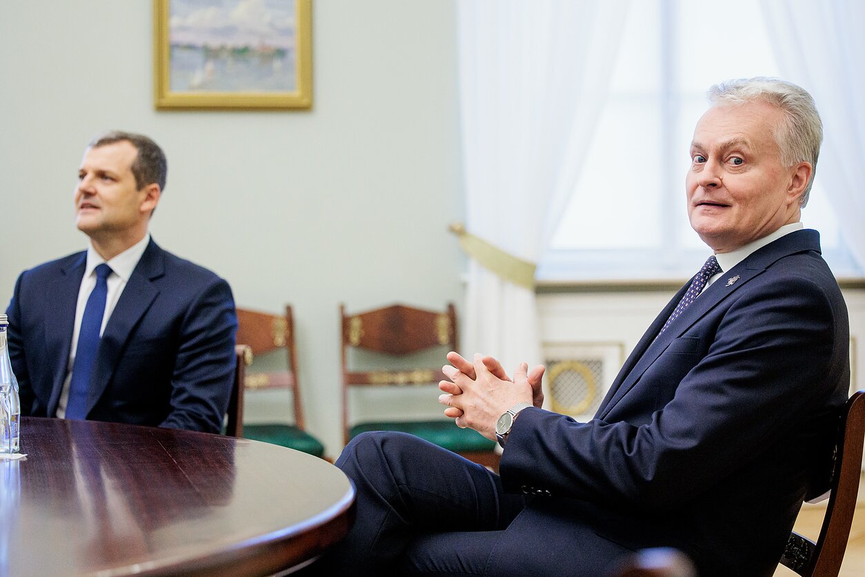 Gintautas Paluckas ir Gitanas Nausėda