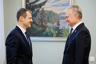 Gintautas Paluckas ir Gitanas Nausėda