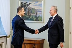 Gintautas Paluckas ir Gitanas Nausėda