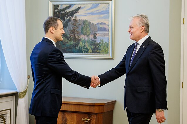 Gintautas Paluckas ir Gitanas Nausėda