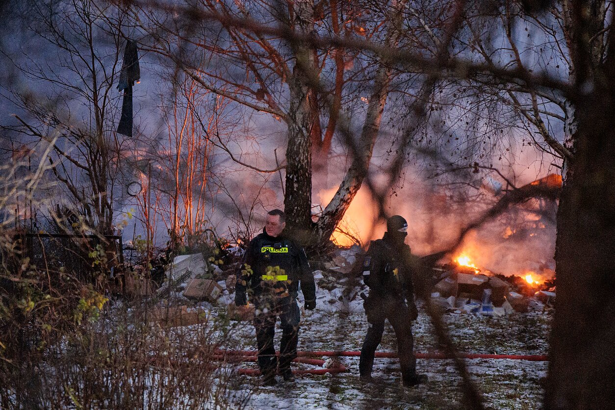Vilniuje nukrito krovininis lėktuvas Vilniuje nukrito krovininis lėktuvas