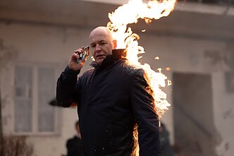 Donato Montvydo klipo filmavimo akimirka