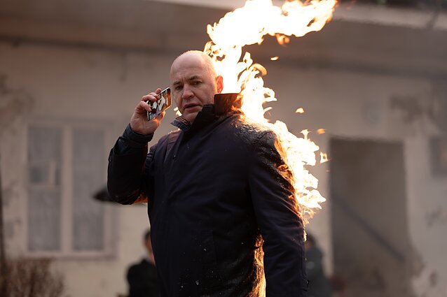Donato Montvydo klipo filmavimo akimirka