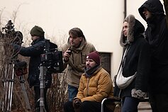 Donato Montvydo klipo filmavimo akimirka