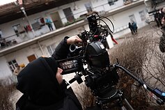 Donato Montvydo klipo filmavimo akimirka