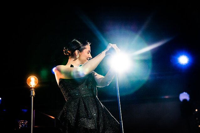 Ievos Narkutės koncerto akimirka