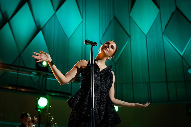 Ievos Narkutės koncerto akimirka