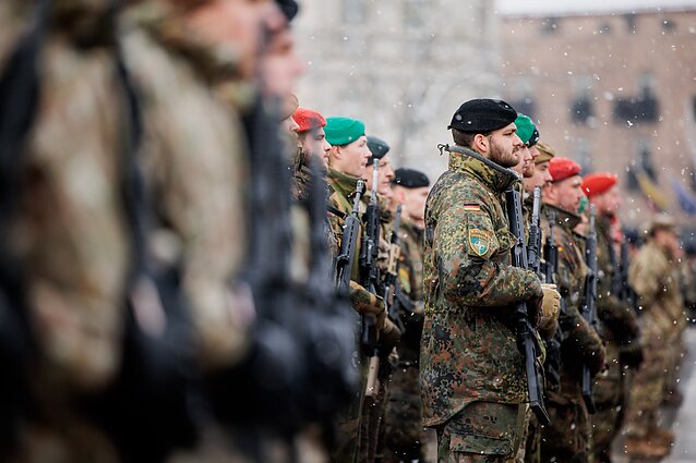 German troops in Lithuania