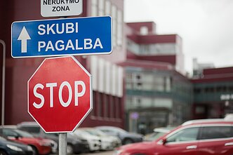 Skubi pagalba Vilniaus universiteto ligoninė Santaros klinikos