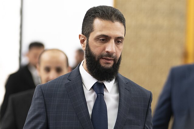Sirijos lyderis Ahmedas al Sharaa