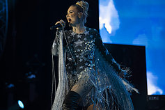 Natalijos Bunkės koncerto akimirka