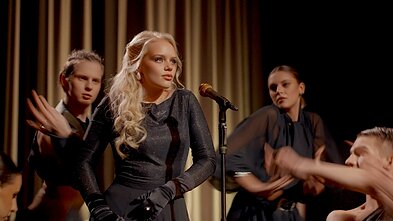 Atlikėjos Eliyos Maris klipo filmavimo akimirka