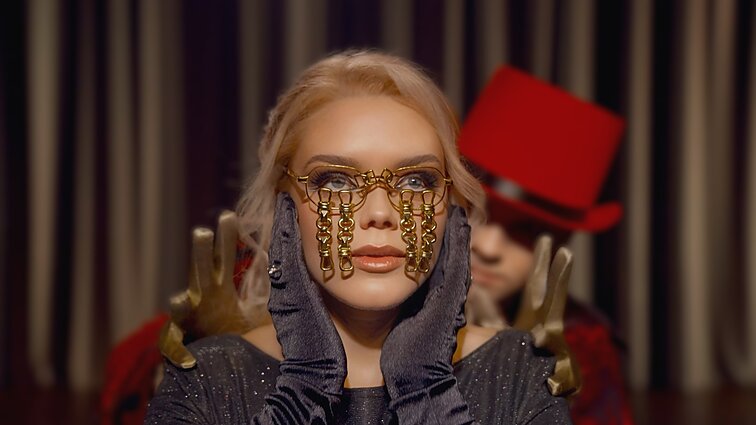 Atlikėjos Eliyos Maris klipo filmavimo akimirka