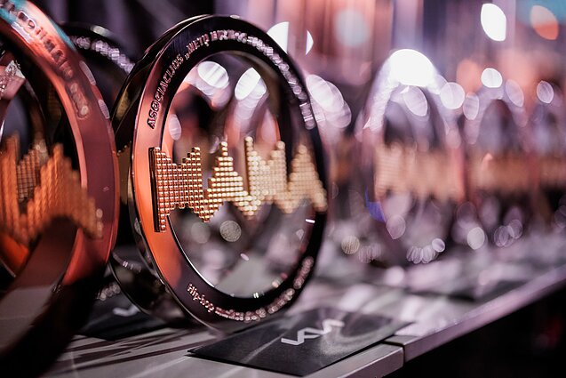 M.A.M.A. apdovanojimų ceremonijos akimirka