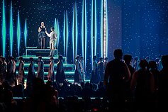 M.A.M.A. apdovanojimų ceremonijos akimirka