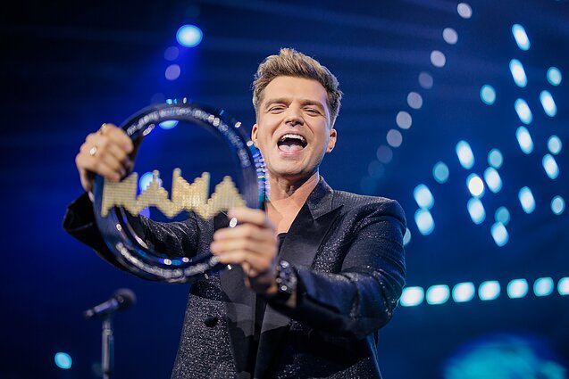 M.A.M.A. ceremonijos akimirka - Metų elektroninės muzikos atlikėjas Jovani