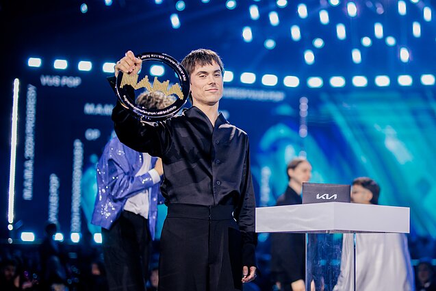 M.A.M.A. apdovanojimų ceremonijos akimirka - scenoje Free Finga